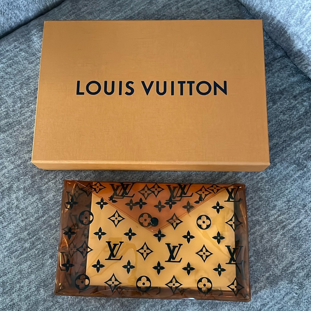 Louis Vuitton plastic pouch